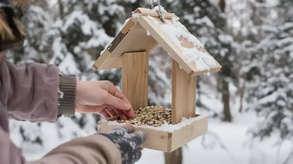 Experten füttern Wintervögel mit Alltagsdingen aus jedem Haushalt