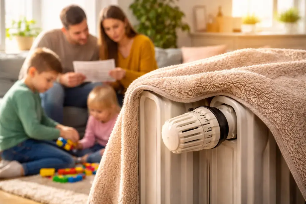 Tausende deutsche Familien verschwenden Heizenergie durch einen einfachen Fehler an den Heizkörpern